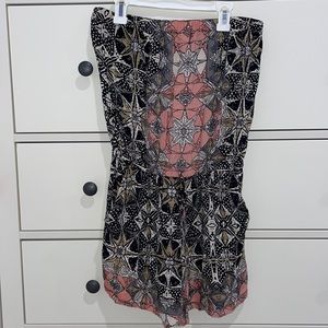 BLACK AND PINK ROMPER